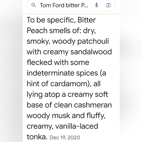 Tom Ford Bitter Peach Eau De Parfum - Picture 5 of 5